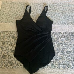 Ruby Ribbon black swimsuit size 14.  Excellent used condition